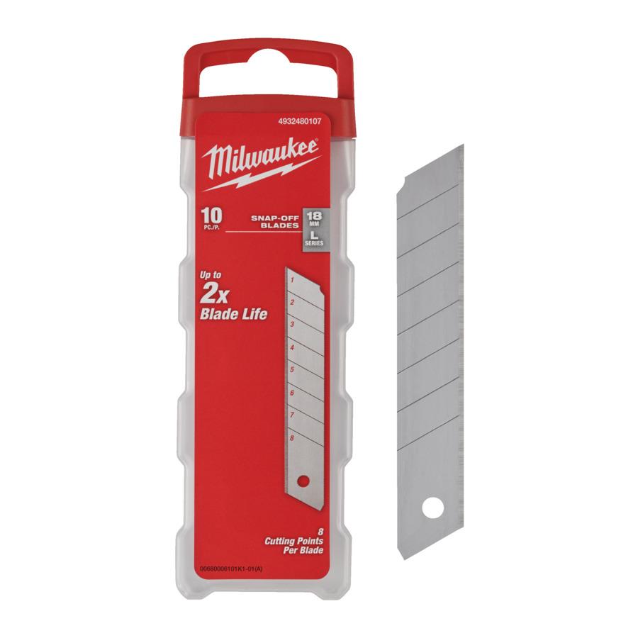 Milwaukee 4932480107 18mm Silver Blade Pack Of 10 Price Comparisons | Compare The Build