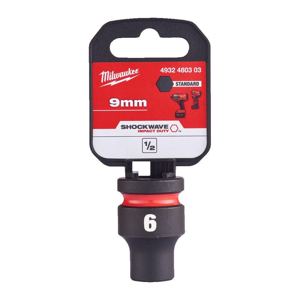 Milwaukee 4932480303 SHOCKWAVE Standard 1/2" 9mm Impact Duty Hexagon Socket Price Comparisons | Compare The Build