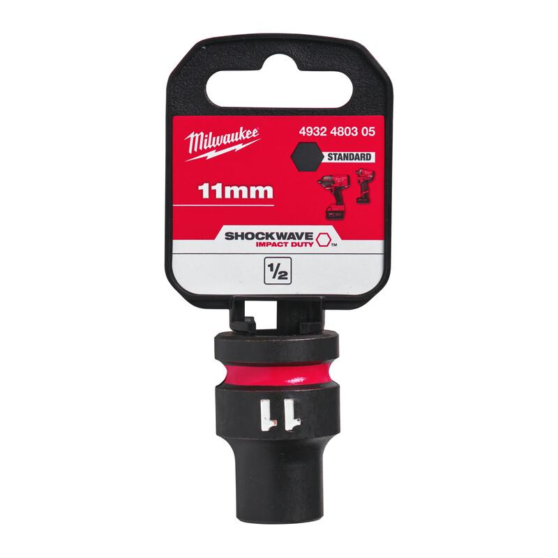 Milwaukee 4932480305 SHOCKWAVE Standard 1/2" 11mm Impact Duty Hexagon Socket Price Comparisons | Compare The Build