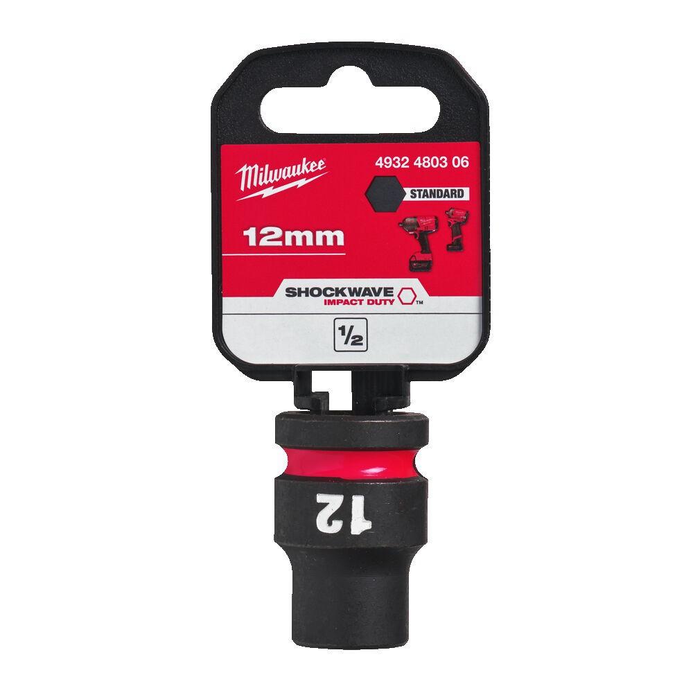 Milwaukee 4932480306 SHOCKWAVE Standard 1/2" 12mm Impact Duty Hexagon Socket Price Comparisons | Compare The Build