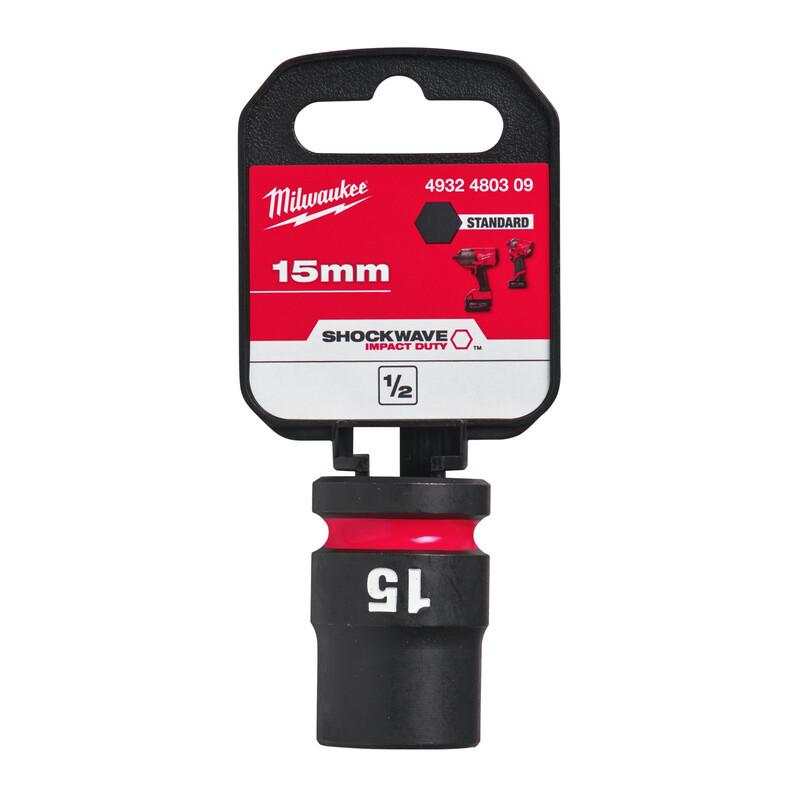 Milwaukee 4932480309 SHOCKWAVE Standard 1/2" 15mm Impact Duty Hexagon Socket Price Comparisons | Compare The Build