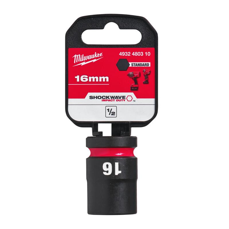 Milwaukee 4932480310 SHOCKWAVE Standard 1/2" 16mm Impact Duty Hexagon Socket Price Comparisons | Compare The Build