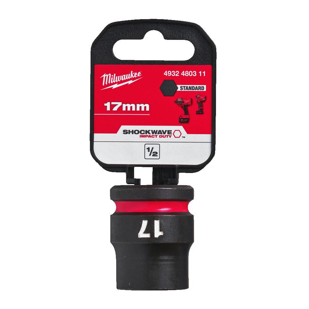 Milwaukee 4932480311 SHOCKWAVE Standard 1/2" 17mm Impact Duty Hexagon Socket Price Comparisons | Compare The Build
