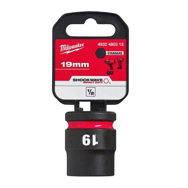 Milwaukee 4932480313 SHOCKWAVE Standard 1/2" 19mm Impact Duty Hexagon Socket Price Comparisons | Compare The Build
