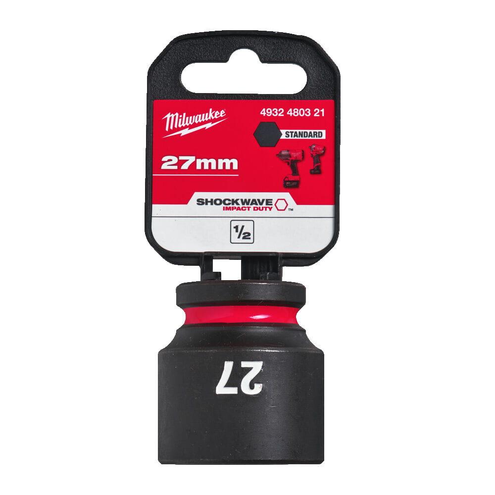 Milwaukee 4932480321 SHOCKWAVE Standard 1/2" 27mm Impact Duty Hexagon Socket Price Comparisons | Compare The Build