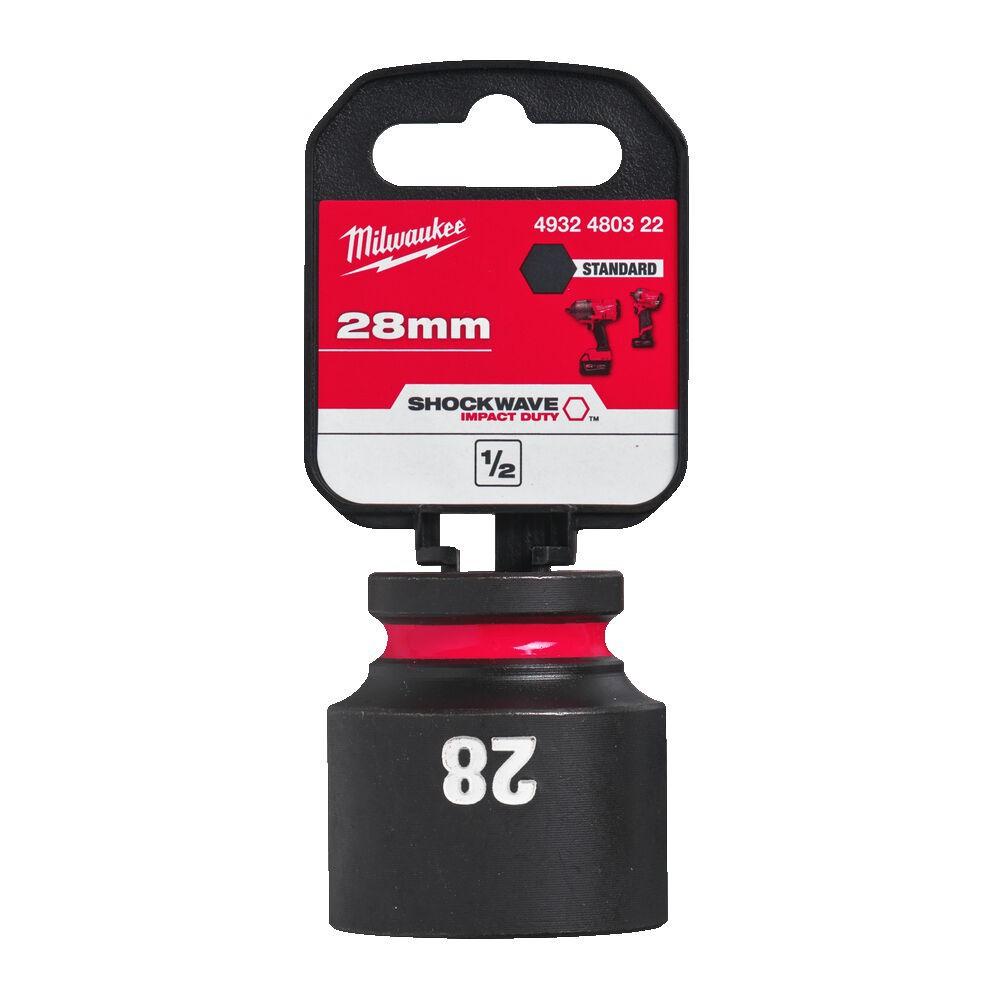 Milwaukee 4932480322 SHOCKWAVE Standard 1/2" 28mm Impact Duty Hexagon Socket Price Comparisons | Compare The Build