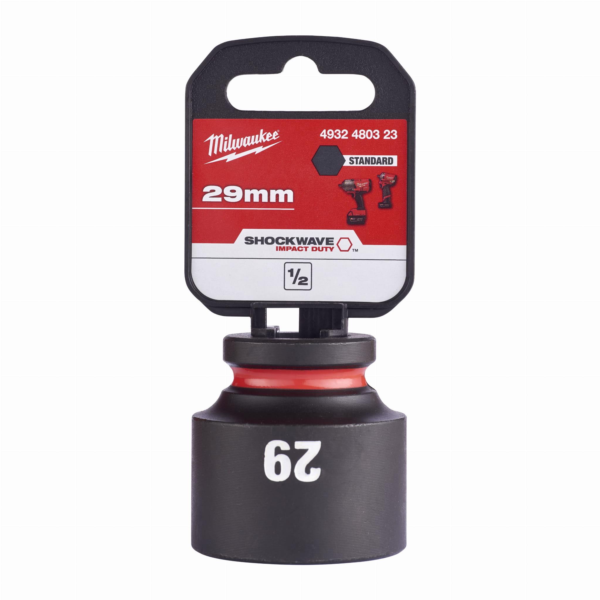 Milwaukee 4932480323 SHOCKWAVE Standard 1/2" 29mm Impact Duty Hexagon Socket Price Comparisons | Compare The Build