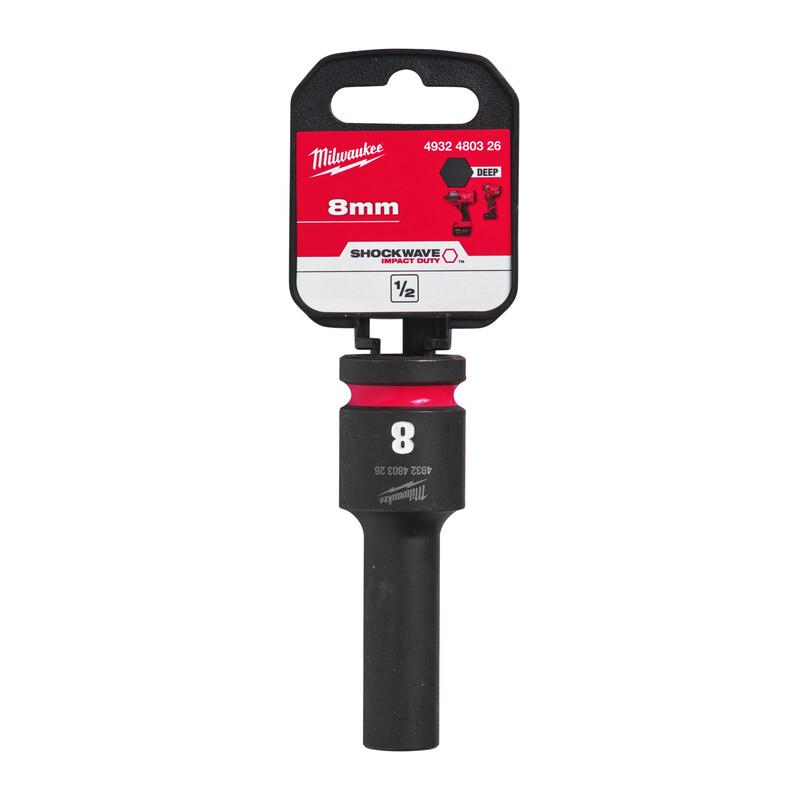 Milwaukee 4932480326 SHOCKWAVE Deep 1/2" 8mm Impact Duty Hexagon Socket Price Comparisons | Compare The Build