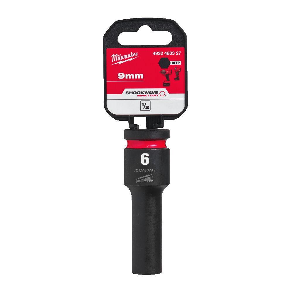 Milwaukee 4932480327 SHOCKWAVE Deep 1/2" 9mm Impact Duty Hexagon Socket Price Comparisons | Compare The Build