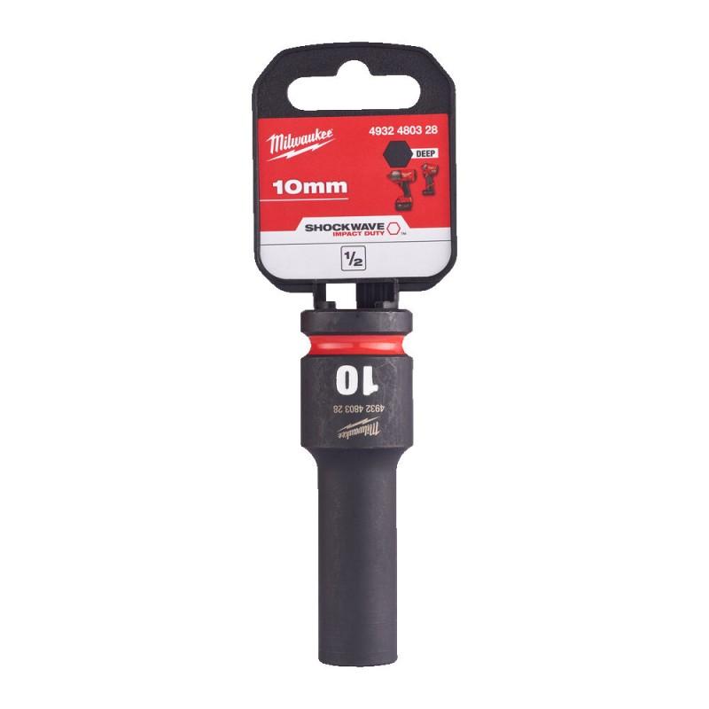 Milwaukee 4932480328 SHOCKWAVE Deep 1/2" 10mm Impact Duty Hexagon Socket Price Comparisons | Compare The Build