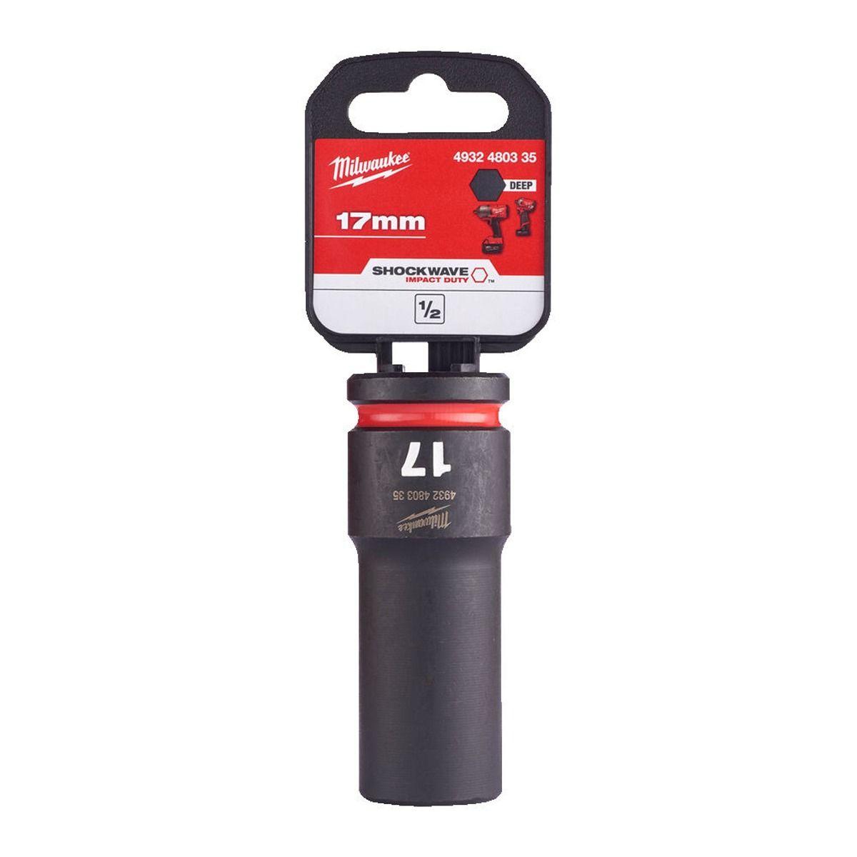 Milwaukee 4932480335 SHOCKWAVE Deep 1/2" 17mm Impact Duty Hexagon Socket Price Comparisons | Compare The Build