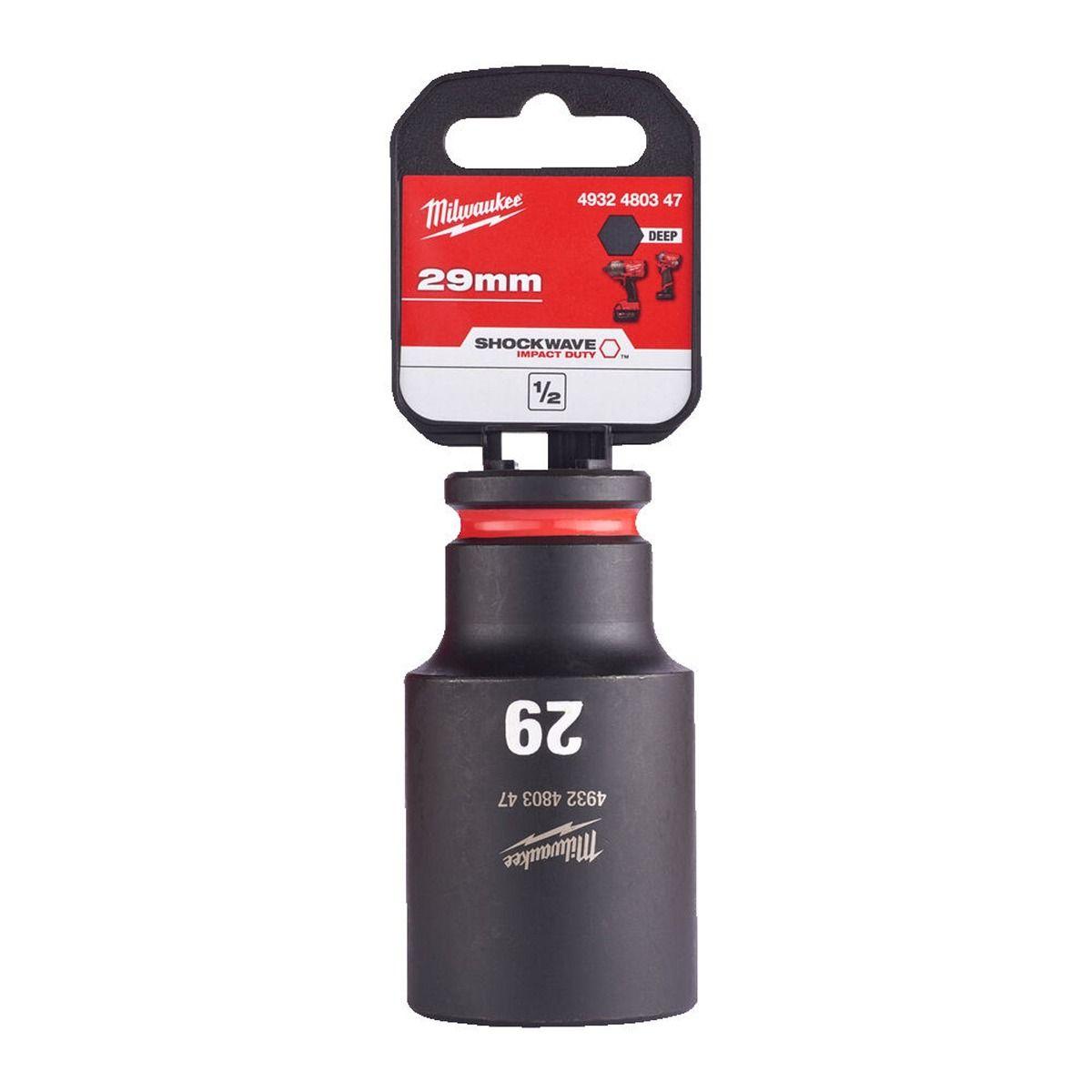 Milwaukee 4932480347 SHOCKWAVE Deep 1/2" 29mm Impact Duty Hexagon Socket Price Comparisons | Compare The Build