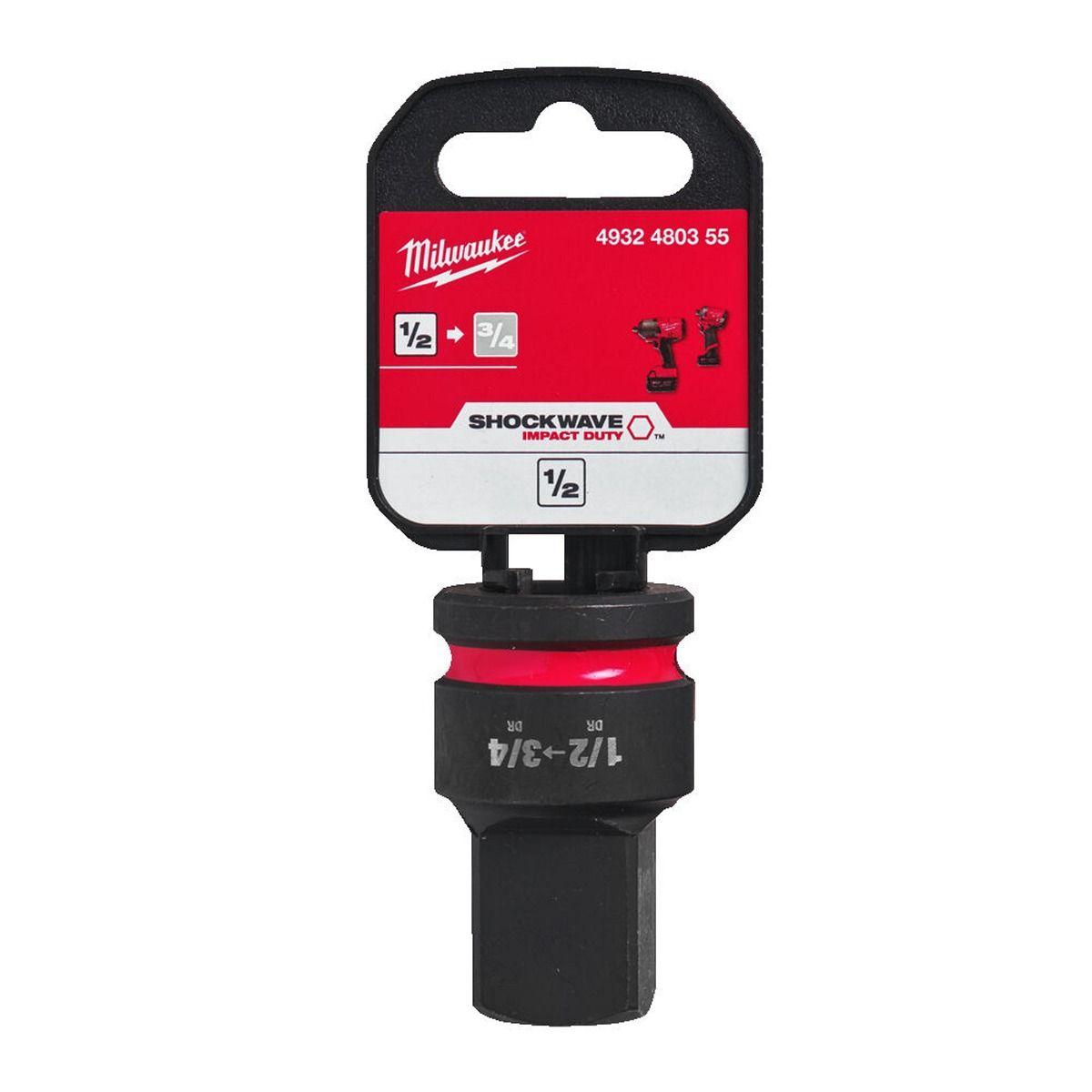 Milwaukee 4932480355 1/2in To 3/4in Impact Socket Reducer Price Comparisons | Compare The Build