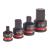 Milwaukee 4932480356 Impact Socket Adaptor 4 Piece Set Milwaukee 4932480356 Impact Socket Adaptor 4 Piece Set