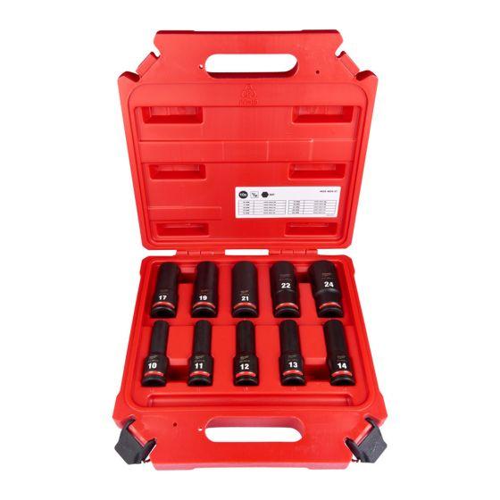 Milwaukee 4932480457 1/2in SHOCKWAVE Impact Duty Deep Socket 10 Piece Set Price Comparisons | Compare The Build