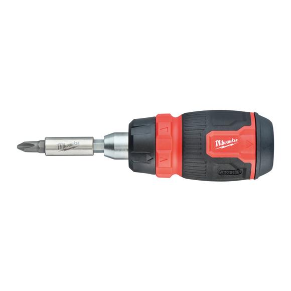 Milwaukee 4932480581 Ratchet Compact 8 in 1 Screwdriver Set Price Comparisons | Compare The Build