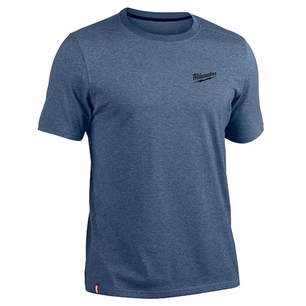 Milwaukee Hybrid Work T-Shirt Size XL - Blue Price Comparisons | Compare The Build