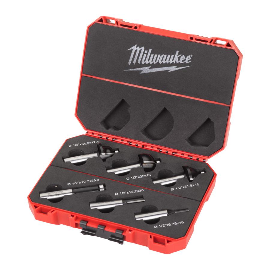 Milwaukee 4932493579 6 Piece 12.7mm Router Bit Set Price Comparisons | Compare The Build