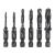 Milwaukee 4932498267 1/4Inch HSS-G Combi Drill Tap 6 Piece Set Milwaukee 4932498267 1/4Inch HSS-G Combi Drill Tap 6 Piece Set