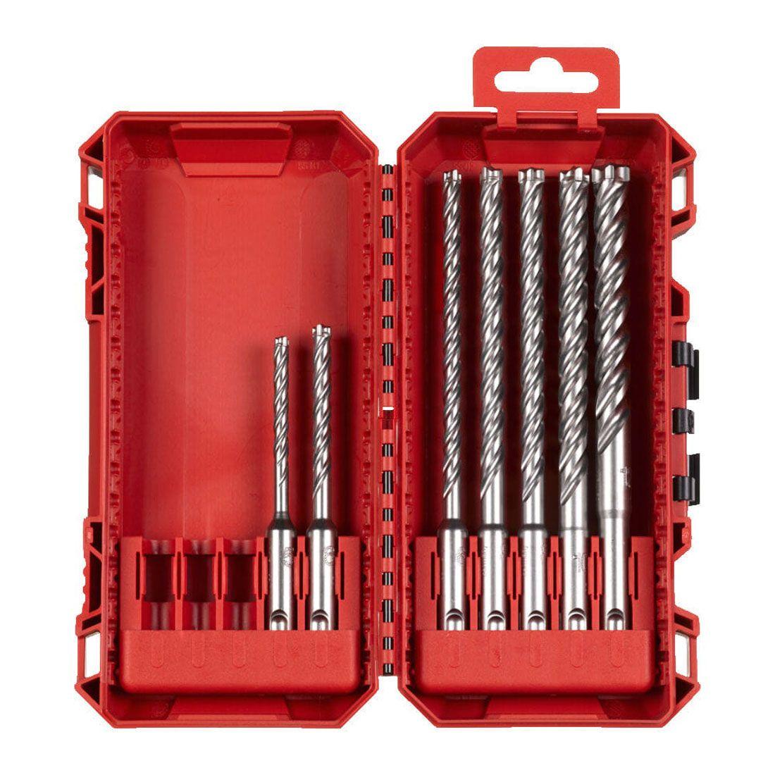 Milwaukee 4932500060 SDS-Plus 7 Piece MX4 Drill Bit Set