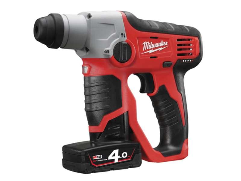 Milwaukee M12H-402C M12 Compact SDS 2 Hammer (2 x 4.0ah) Price Comparisons | Compare The Build