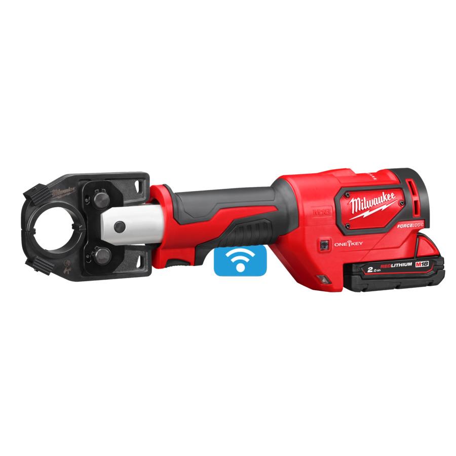 Milwaukee M18HCCT-201C M18 FORCE LOGIC Hydraulic 53kN Cable Crimper Set Price Comparisons | Compare The Build