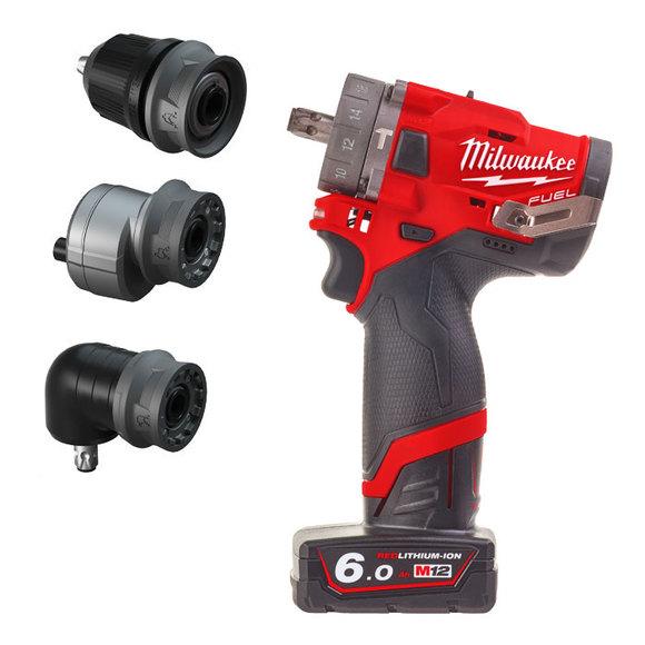 Milwaukee M12FPDXKIT-602X M12 FUEL 4-in-1 Percussion Drill Price Comparisons | Compare The Build