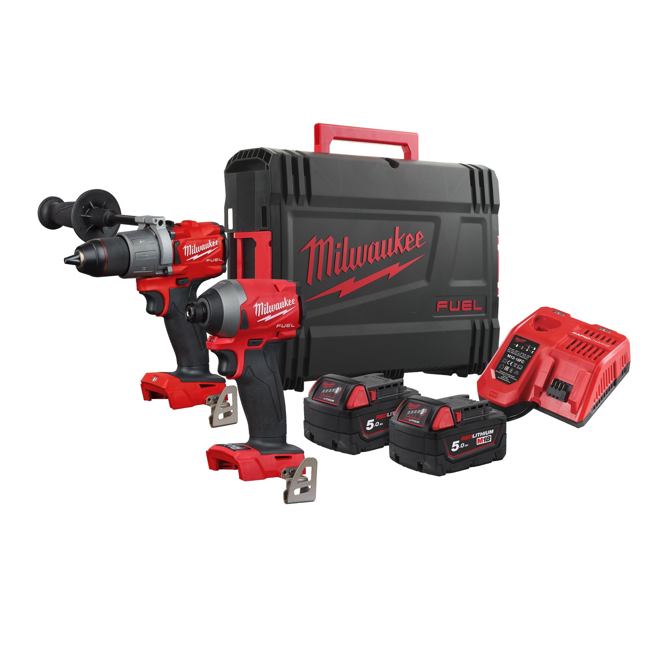 Milwaukee M18FPP2A2-502X M18 FUEL Twin Kit With 2 x 5.0Ah Batteries Price Comparisons | Compare The Build