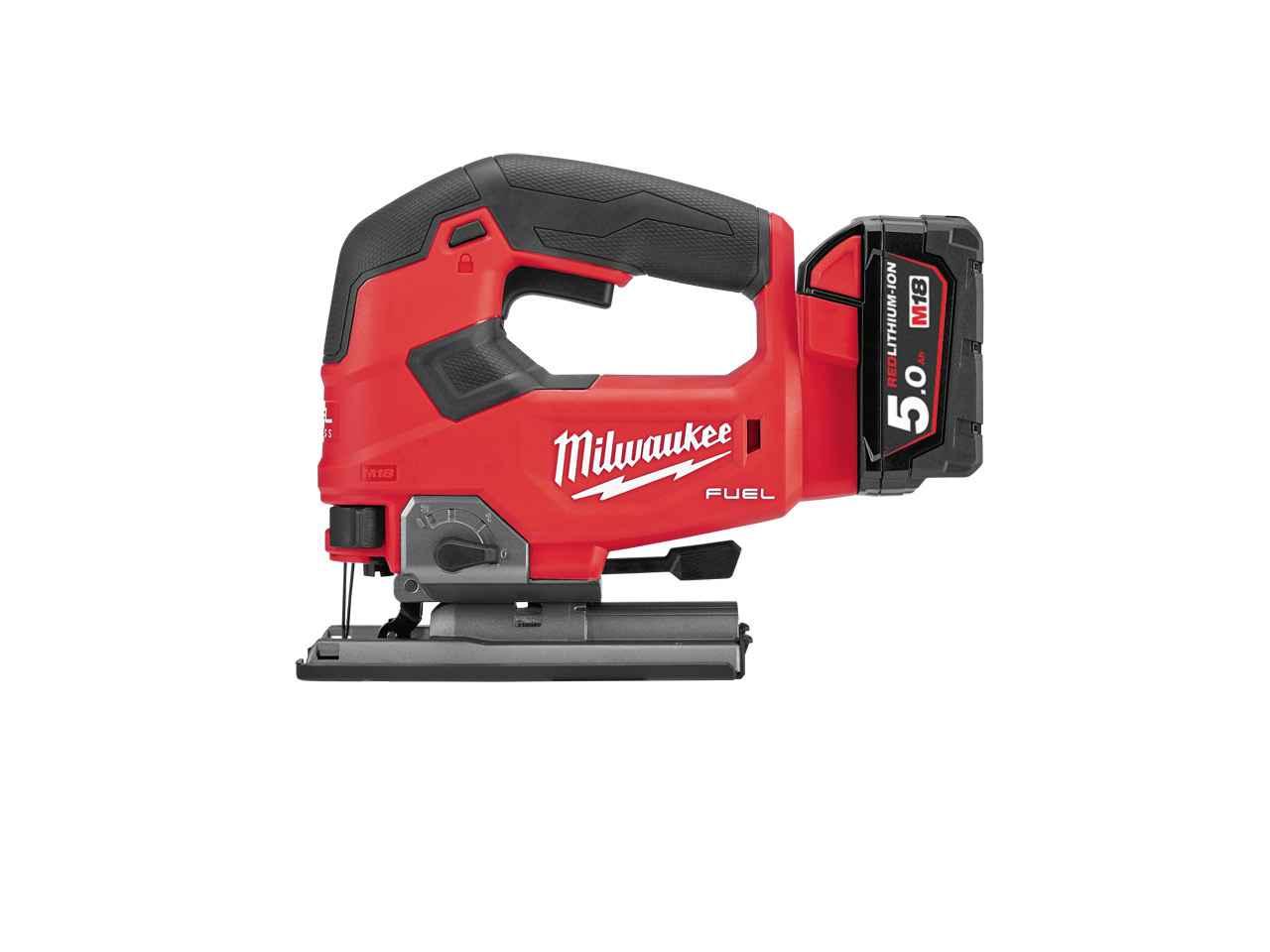 Milwaukee M18FJS-502X M18 FUEL Top Handle Jigsaw (2 x 5.0Ah Batts) Price Comparisons | Compare The Build