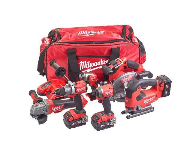 Milwaukee M18FPP6D2-503B M18 FUEL 6 Piece Cordless Tool Kit Price Comparisons | Compare The Build