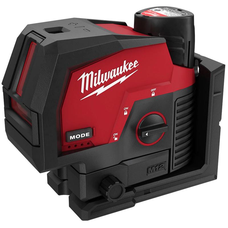 Milwaukee M12 CLLP-301C M12 Green Cross Line Laser With Plumb Points Price Comparisons | Compare The Build