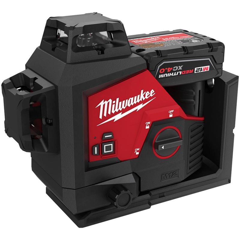 Milwaukee M123PL-401C Green Line 360 Degree 3 Plane Laser Price Comparisons | Compare The Build