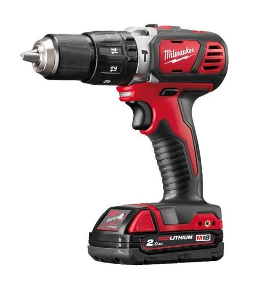 Milwaukee M18BPD-202B M18 18V Combi Drill 2 x 2ah Batteries Price Comparisons | Compare The Build
