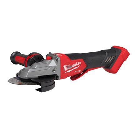 Milwaukee M18FSAGF125XPDB-0X FUEL 125mm Flathead Braking Angle Grinder With Paddle Switch Body Only Price Comparisons | Compare The Build