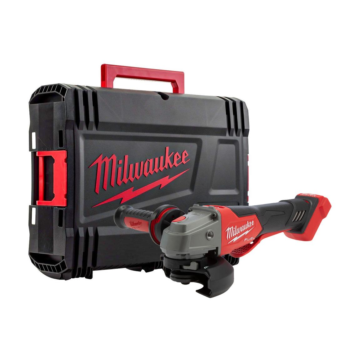 Milwaukee M18FSAGV115XPDB-0X 18V 115mm FUEL Paddle Switch Angle Grinder Body Only With Case Price Comparisons | Compare The Build