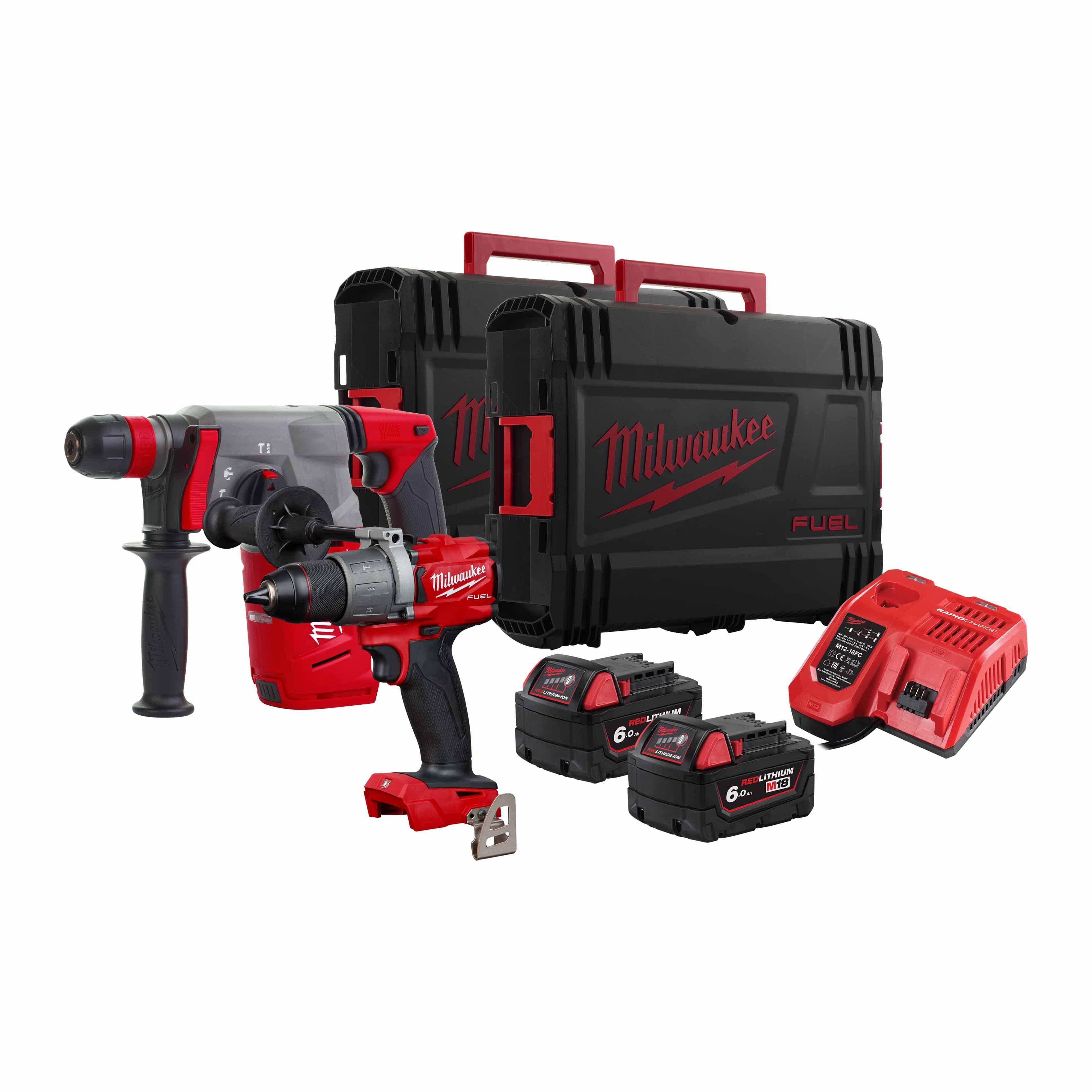 Milwaukee M18FPP2V2-602X 18V FUEL Twin Pack With 2x 6Ah Batteries Price Comparisons | Compare The Build