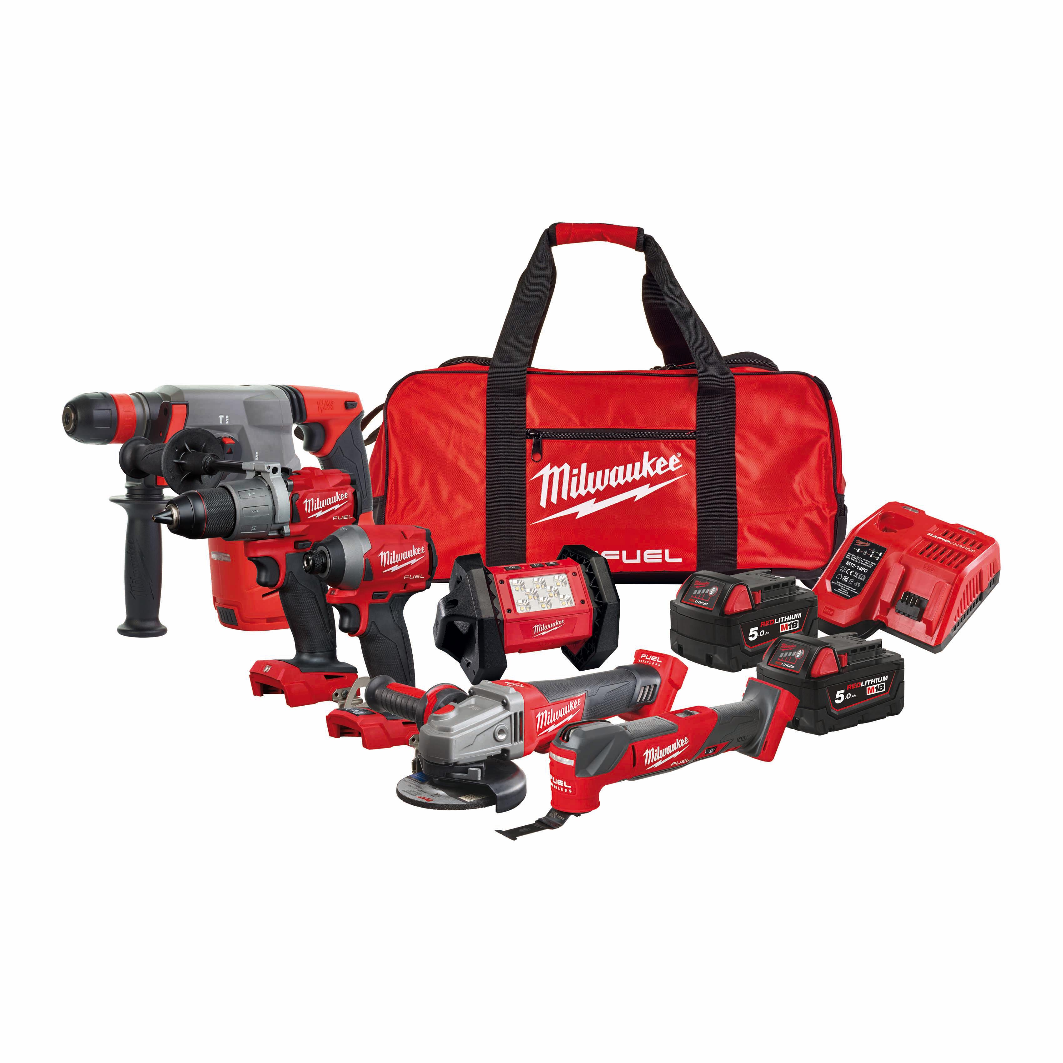 Milwaukee M18FPP6I2-502B M18 FUEL 6 Piece Cordless Kit Price Comparisons | Compare The Build