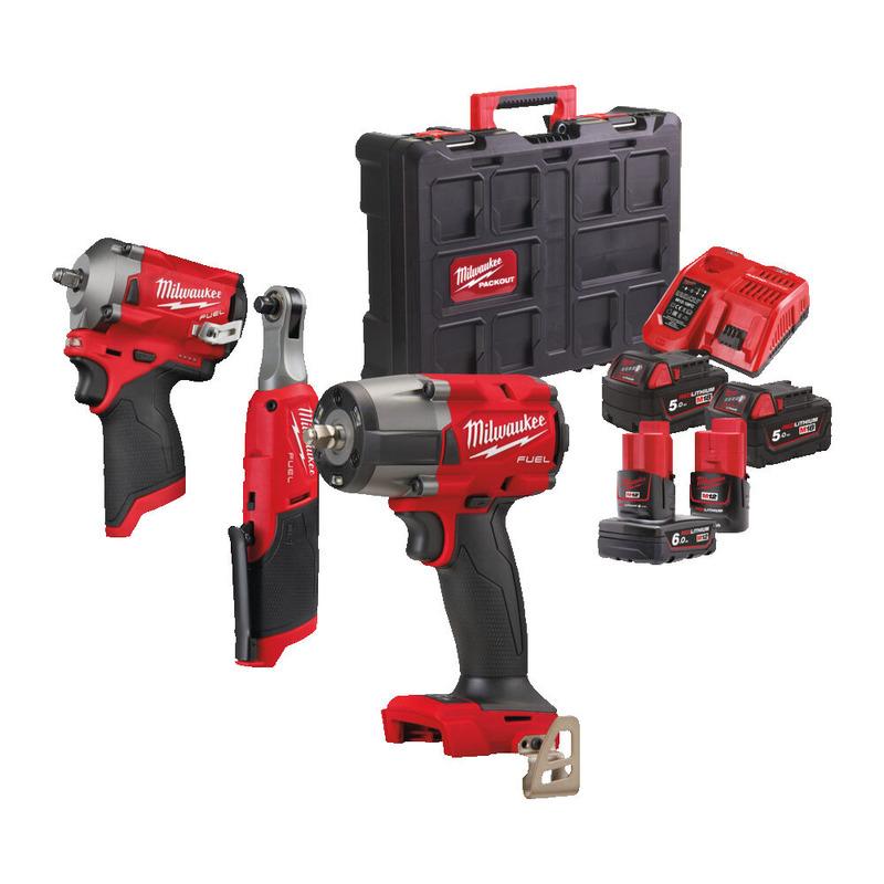 Milwaukee M18FPP3N2-524P Fuel M12 & M18 3 Piece Tool Kit In Packout Case Price Comparisons | Compare The Build