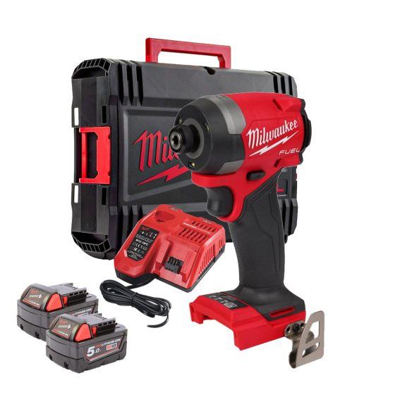 Milwaukee M18FID3-502X M18 Fuel Impact Driver With 2x 5Ah Batteries Price Comparisons | Compare The Build
