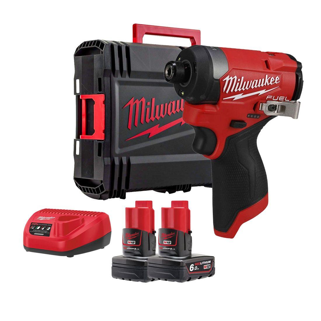 Milwaukee M12FID2-602X 12V FUEL Brushless Impact Driver Gen III With 2x 6.0Ah Batteries Price Comparisons | Compare The Build