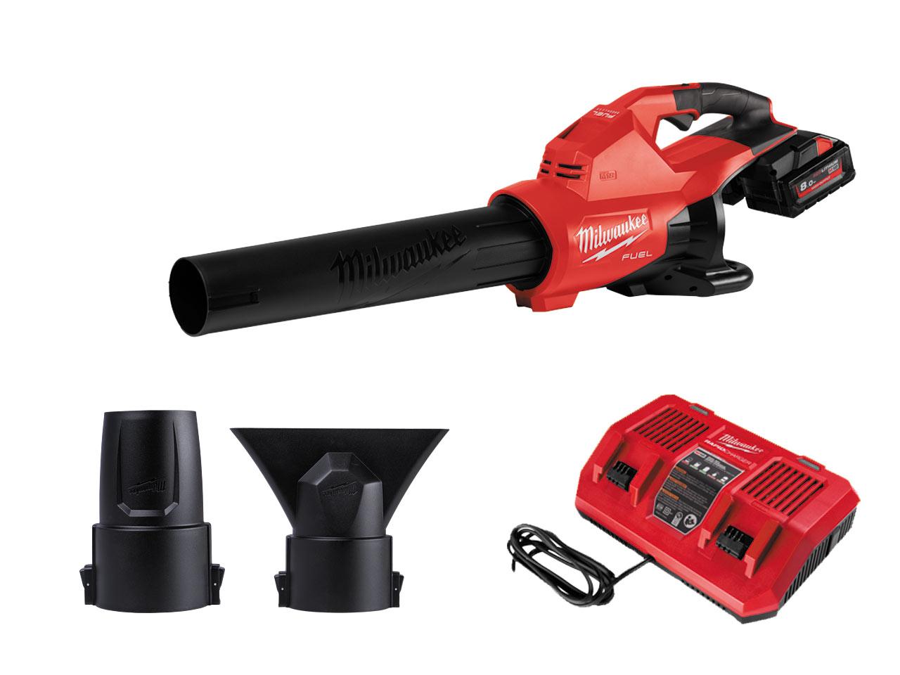 Milwaukee M18F2BL-802 18V Dual Battery Blower With 2x 8Ah Batteries Price Comparisons | Compare The Build