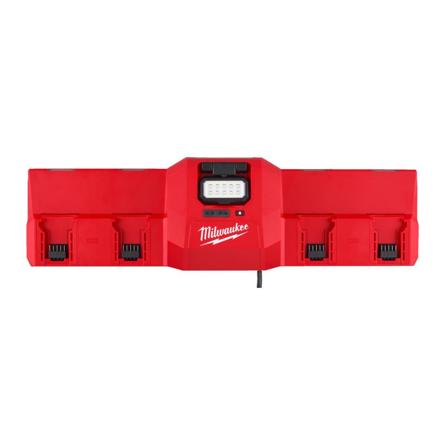 Milwaukee M12-18 GBC4 Gangbox Charger & LED Light 240V