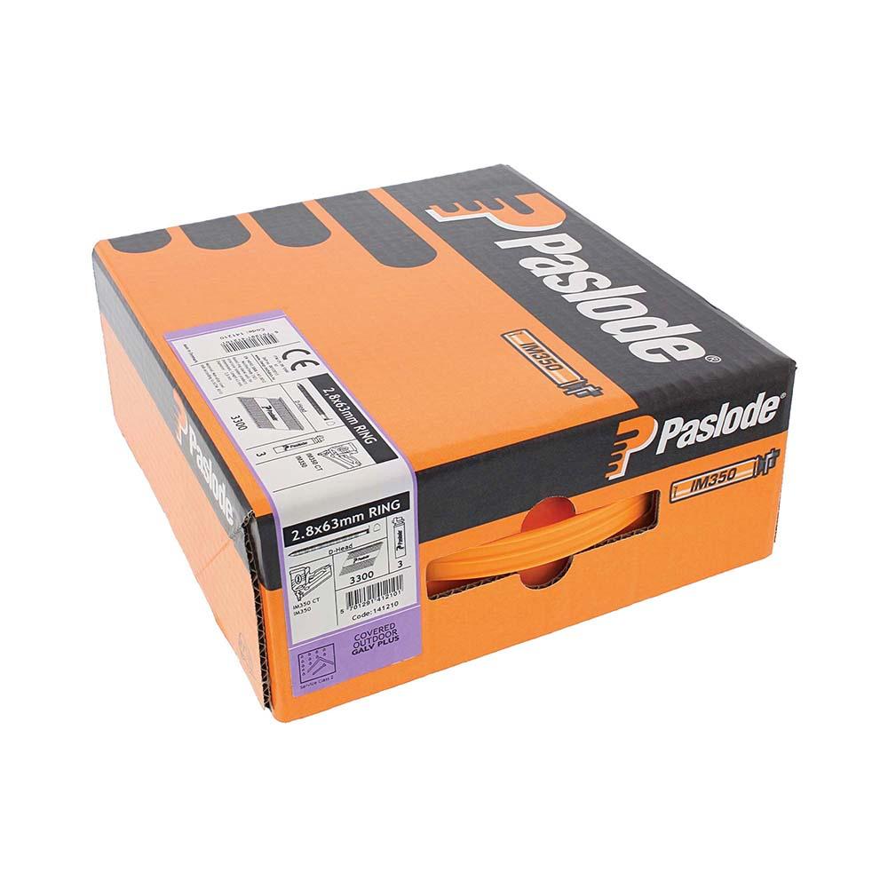 Paslode Nail FUEL Pack 63mm x 2.8mm RG Galv Plus QTY 3,300 Price Comparisons | Compare The Build