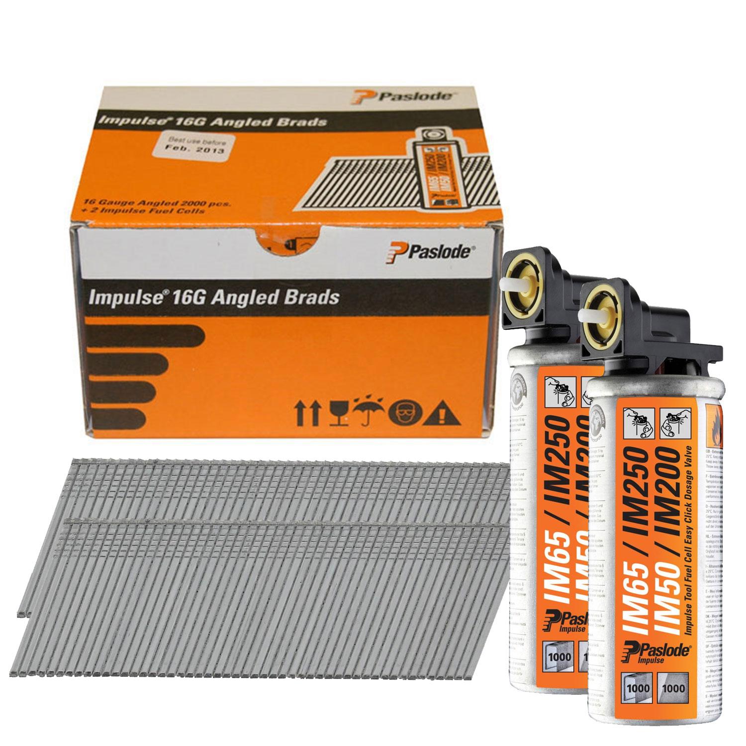 Paslode Angled Brad Nail Fuel Pack F16 x 32mm Galv QTY 2,000 Price Comparisons | Compare The Build