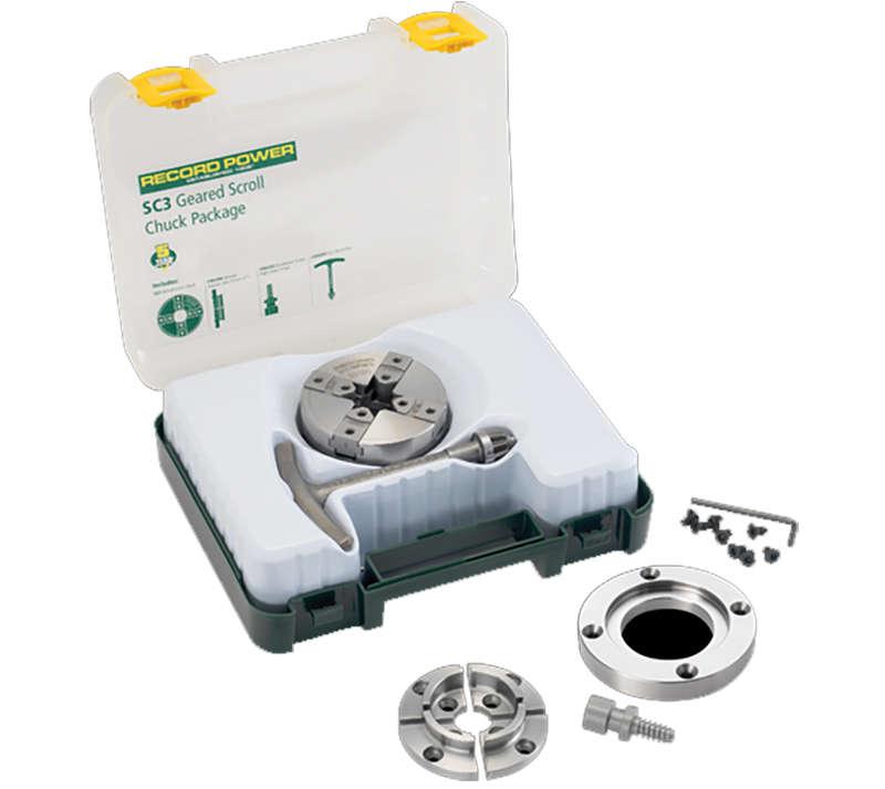 Record Power 61062 SC3 Geared Scroll Chuck Package 1x8 TPI Price Comparisons | Compare The Build