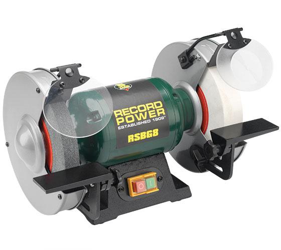 RECORD RSBG8 8" Bench Grinder with 40mm Whitestone Price Comparisons | Compare The Build