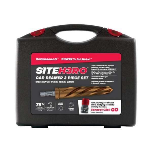 Rotabroach SHRCR1 SITEH3RO 14,18,22mm 3 Piece Car Reamer Kit Price Comparisons | Compare The Build