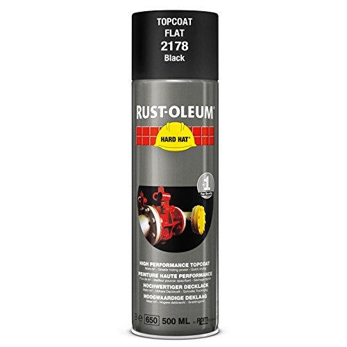 Rust-Oleum 2178 Hard Hat Matt Black Spray Paint 500ml Price Comparisons | Compare The Build