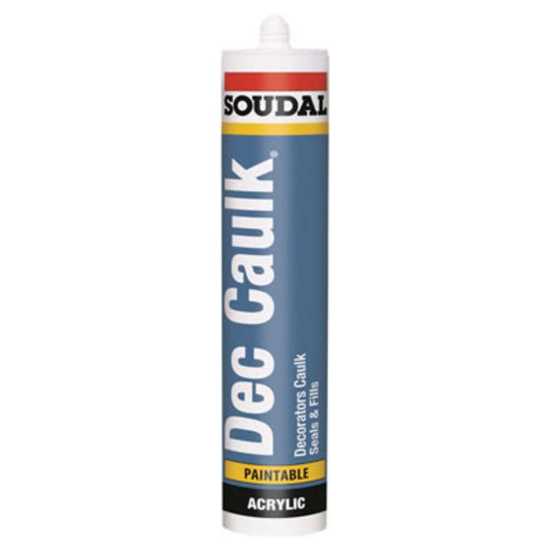 Soudal Decorators Caulk White 300ml Price Comparisons | Compare The Build