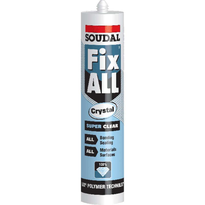 Soudal Fix All Crystal Clear Sealant Glue Price Comparisons | Compare The Build